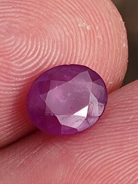 $500 1.92CT Loose Natural Red African Ruby No Heat, Oval Cut 8.06x6.73MM